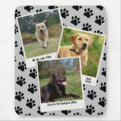  Retro Direct 3-foto-Lijst Pet Afdrukken Muismat (Voorkant)