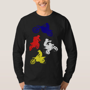 Retro Dirt Bike Boys Toddler Motocross Gift T-shirt