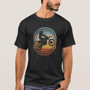 Retro  Dirt Bike Motocross T-shirt
