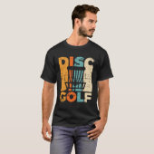 Retro Disc Golf  Disc Golfer Gift Disc Golf T-shirt (Voorkant volledig)