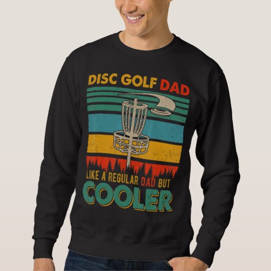 Retro Disc Golf pa als een gewone vader, maar Trui (Voorkant)