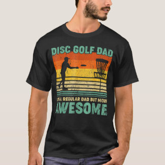 Retro Disc Golf pa als een gewone vader T-shirt