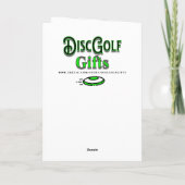 Retro Disc Golf Psychedelische Verjaardag Kaart (Achterkant)