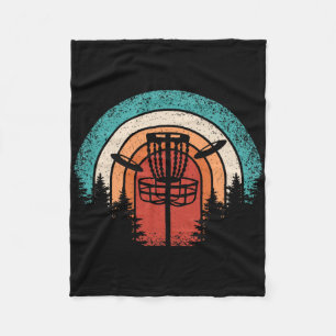 Retro Disc Golf Vintage Sket Boom Frisbee Heren Fleece Deken