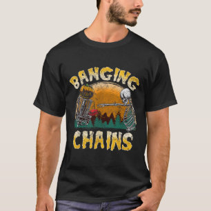 Retro Discgolf Kettingen die tegen elkaar slaan Gr T-shirt