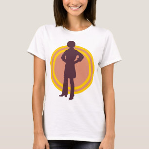 Retro Disco 70's silohuette T-shirt