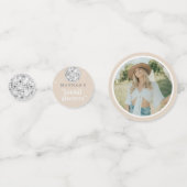 Retro Disco Bal Bruidsmeisjesfeest Foto  Confetti (Voorkanten)