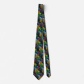 Retro Disco Bal - Dansfeest Designer Necktie Stropdas (Voorkant)