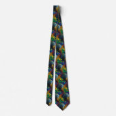 Retro Disco Bal - Dansfeest Designer Necktie Stropdas (Achterkant)