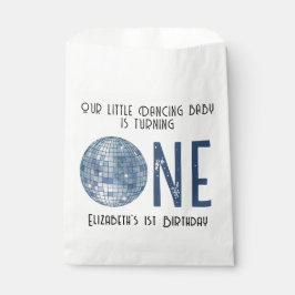 Retro Disco Bal Eerste Verjaardagsfeestje Bedankzakje