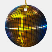 Retro Disco Bal Keramische Kerstbal Keramisch Ornament (Voorkant)