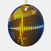 Retro Disco Bal Keramische Kerstbal Keramisch Ornament (Links)