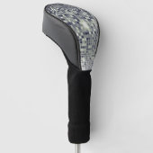 Retro Disco Bal Mozaïek Golfheadcover (Schuin)