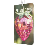 Retro Disco Ball Aardbei Luchtverfrisser (Links)