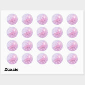 Retro Disco Ball Bachelorette V2 ID928 Ronde Sticker (Vel)