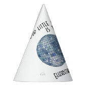 Retro Disco Ball First Birthday  Feesthoedjes (Links)