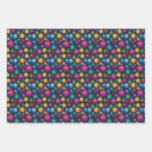 Retro Disco Ball Kerstmis Inpakpapier Vel (Voorkant 3)