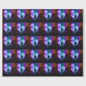 Retro Disco Ball Party-thema met regenboogkleuren Cadeaupapier (Vlak)