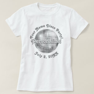 Retro Disco Ball PERSONALIZED T-Shirt