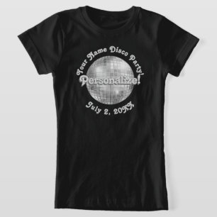 Retro Disco Ball PERSONALIZED T-Shirt