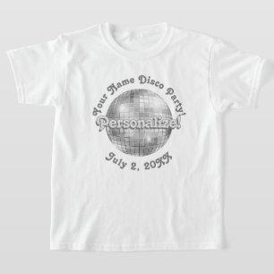Retro Disco Ball PERSONALIZED T-Shirt