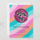 Retro Disco Ball Pink 21st Birthday Kaart<br><div class="desc">Laten we Groove Tonight! Maak je gasten klaar om met dit leuke,  70-stijl collectie te boogie. Met witte kleurengolven in variërende trendy kleuren en retro formulering,  is het zeker om uit te vallen.</div>