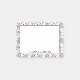 Retro Disco Ball Roze Patroon Girly Post-it® Notes