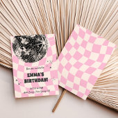 Retro Disco Ball Verjaardag Kaart