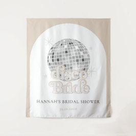 Retro Disco Ball Vrijgezellenfeest Arch Achtergron Wandkleed