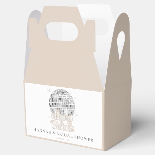 Retro Disco Ball Vrijgezellenfeest Bedankdoosjes (Geopend)