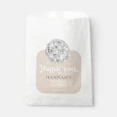 Retro Disco Ball Vrijgezellenfeest Bedankt Bedankzakje (Voorkant)