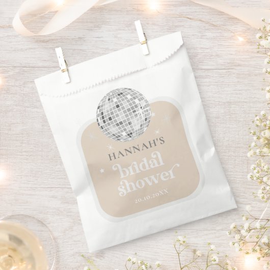 Retro Disco Ball Vrijgezellenfeest Bedankzakje (Geknipt)