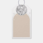 Retro Disco Ball Vrijgezellenfeest Cadeaulabel (Achterkant)