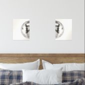Retro Disco Ball Wall Art Set van 2 (Slaapkamer)