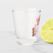 Retro Disco Cowgirl Meisjesuitje Aangepast Shot Glas (Links)