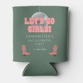 Retro Disco Cowgirl Meisjesuitstap Blikjeskoeler (Voorkant)