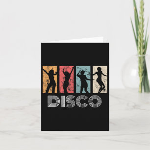 Retro Disco Dance 70s 80s Party Dance Dancer Kaart