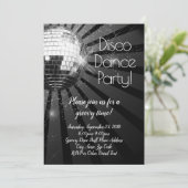 Retro Disco Dance 70s Verjaardagsfeest Kaart (Staand voorkant)