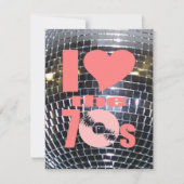 Retro Disco Dance Party | 70-partijenvinylrecord Kaart (Voorkant)