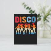 Retro Disco Dansend Girls 70-80-jarige Afrikaanse  Briefkaart (Staand voorkant)