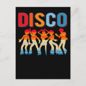 Retro Disco Dansend Girls 70-80-jarige Afrikaanse  Briefkaart (Voorkant)