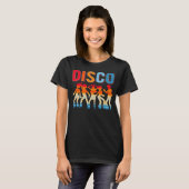 Retro Disco Dansend Girls 70-80-jarige Afrikaanse  T-shirt (Voorkant volledig)