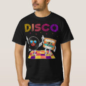 Retro disco dansfeest t-shirt (Voorkant)