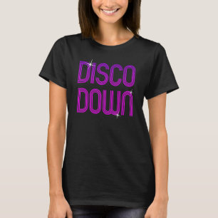 Retro Disco Down 70s 80s Familie Party Danc T-shirt