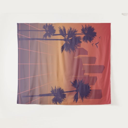 Retro Disco Foto's 80s 90s Wandkleed (Voorkant (horizontaal))