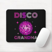 Retro Disco Grandma 70s 80s Dance Party Mirror Bal Muismat (Met muis)