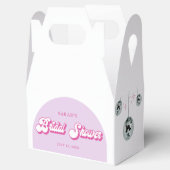 Retro Disco Groove Foto Vrijgezellenfeest Bedankdoosjes (Geopend)