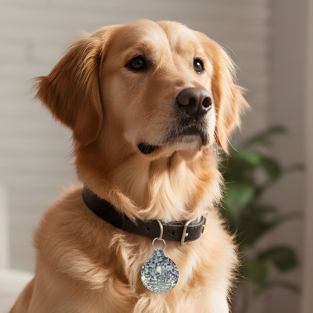 Retro Disco ID-hanger Huisdierpenning (Creator heeft geüpload)