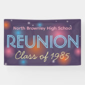 Retro Disco Klas Reünie banner (Horizontaal)