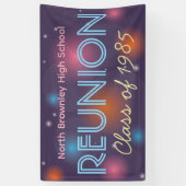 Retro Disco Klas Reünie banner (Verticaal)